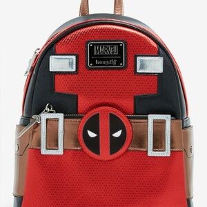 Marvel Loungefly Red Deadpool Inspired Mini Backpack